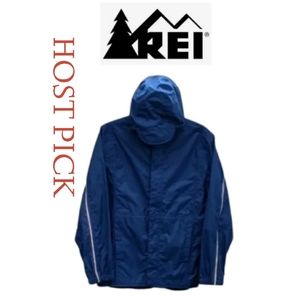 REI KIDS E1 ELEMENT VENTED HOODED WINDBREAKER